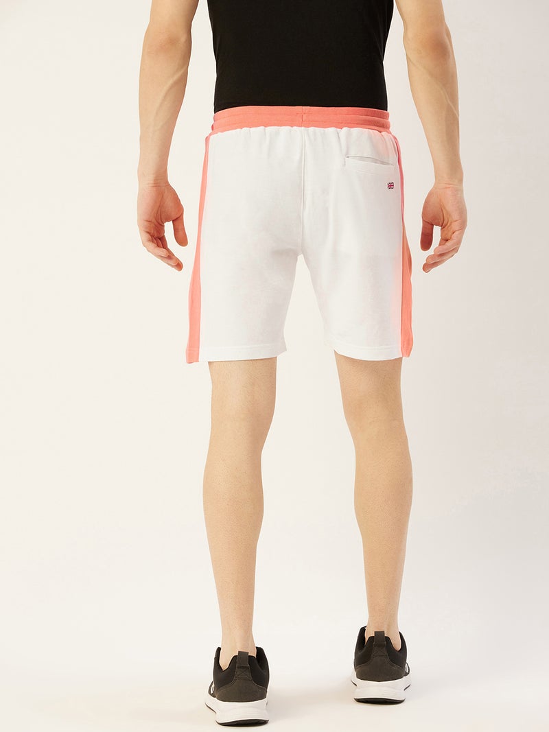 amswan PREMIUM COTTON COLOURBLOCKED PRINTED SHORTS - Image 3