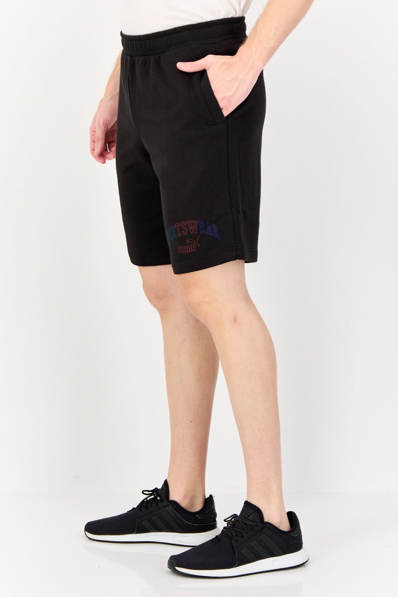 PUMA Men Sportswear Fit Drawstring Outdoor Shorts, Black - Image 4