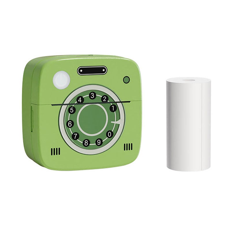 Mini Pocket Printer Portable Thermal Instant Photo Printing Label Maker Machine BT Wireless Connect Compatible with Android or iOS APP Support Receipt Label Memo Sticker Notes Lists Scrapbook DIY - Image 1