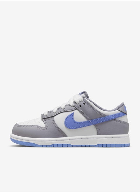 Kids Shoe Dunk Low White Grey