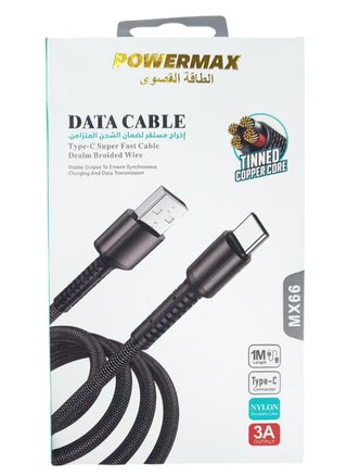 MX66 Type C Super Fast Data Cable 1m 3A Output - pzsku/ZA3E4046C5E720A0A4710Z/45/1741018146/530c2ee0-407b-45af-adee-d2718fa10a0e