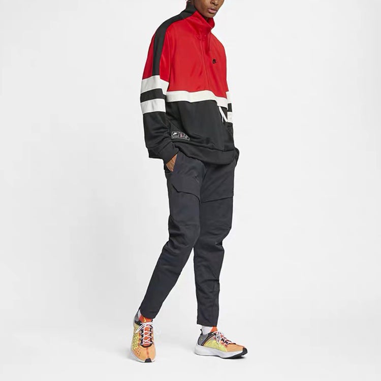 Nike Air Sports Jacket For Men Black/Red - Image 4