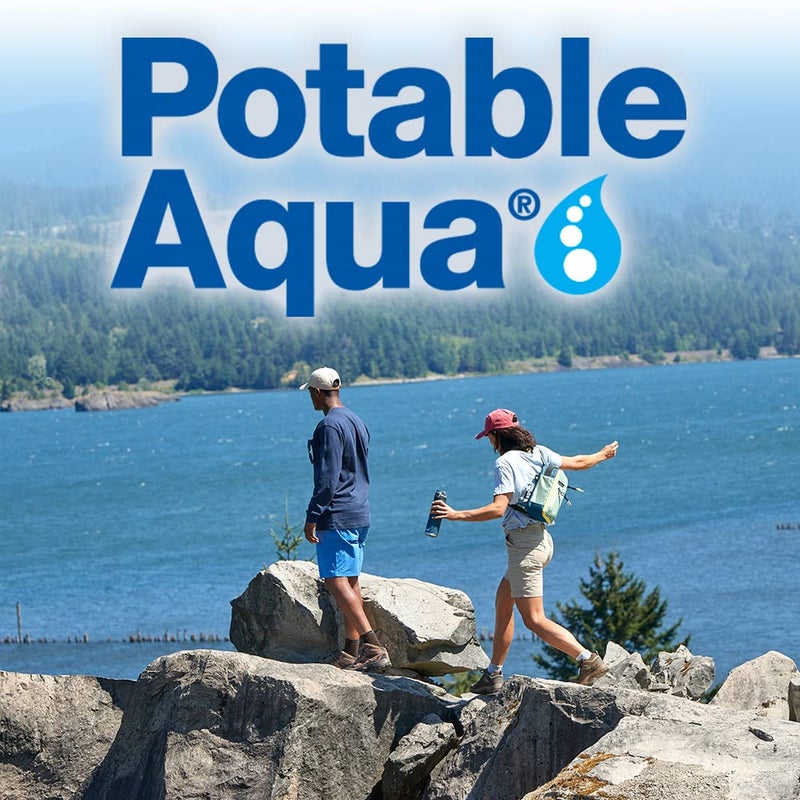 potable aqua Chlorine Dioxide Water Purification Tablets - 30 Count, Blue, (3093) - Image 3