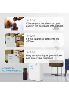 Smart Scent Air Machine with Nebulizing, Professional Waterless Essential Oil Diffuser 300ML, Aroma Diffuser,Air Purifier,HVAC Scent Diffuser for Essential Oils for Room,Office,Spa - pzsku/ZA3E43A2D1F25E3955DCEZ/45/_/1694199286/cd702786-9fbf-4843-851d-c4eec6d1f3c4