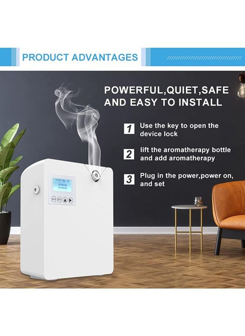 EzzySo - Smart Scent Air Machine with Nebulizing, Professional Waterless Essential Oil Diffuser 300ML, Aroma Diffuser,Air Purifier,HVAC Scent Diffuser for Essential Oils for Room,Office,Spa - Image 1