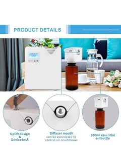 Smart Scent Air Machine with Nebulizing, Professional Waterless Essential Oil Diffuser 300ML, Aroma Diffuser,Air Purifier,HVAC Scent Diffuser for Essential Oils for Room,Office,Spa - pzsku/ZA3E43A2D1F25E3955DCEZ/45/_/1694199289/6d508ee3-6319-4bed-9905-28a72e10b7a8