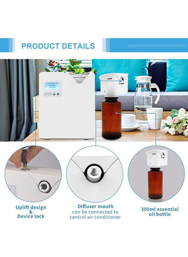 EzzySo - Smart Scent Air Machine with Nebulizing, Professional Waterless Essential Oil Diffuser 300ML, Aroma Diffuser,Air Purifier,HVAC Scent Diffuser for Essential Oils for Room,Office,Spa - Image 1