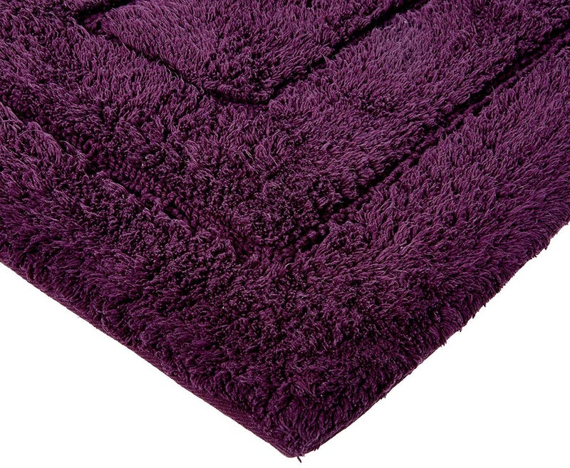 Kassatex Kassa Design Bath Rug, 20 by 32-Inch, Plum - Image 4