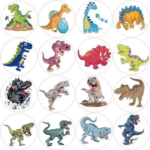 Hohamn 1000Pcs Dinosaur Stickers Roll for Kids 15 Inch 16 Styles Dinosaur Stickers for Kids Party Favors Teacher Reward Encouragement Motivational - Image 1