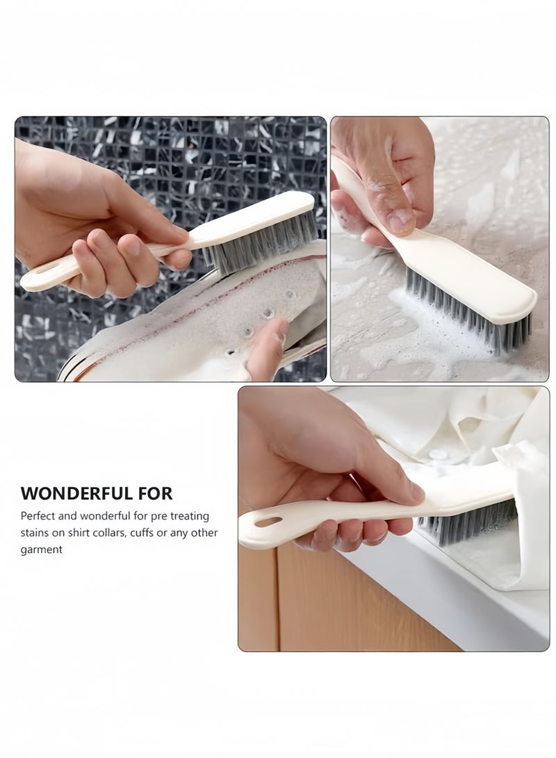 Angola Panda Cleaning Brush Set, 4 Pack Deep Cleaning Brushes for Kitchen Household Use, Kitchen Scrub Brush, Bottle Brush, Shoe Brush, Dish Scrub Brush, Corners Brush for Bathroom, Floor, Tile and Kitchen - Image 4