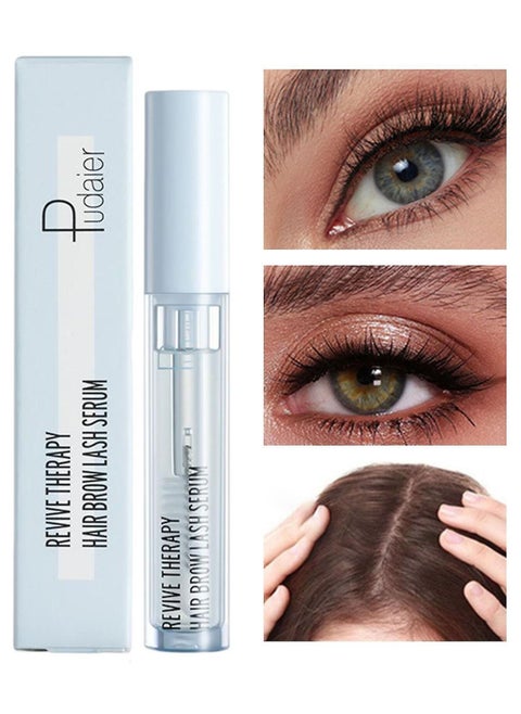 Eyelash Growth Serum Hair Brow Lash Serum Boosts Eyelash for Thicker Fuller Looking Lashes and Eyebrows Improves Short Eyelashes & Thin Brows Vegan Cruelty Irritation Free Formula