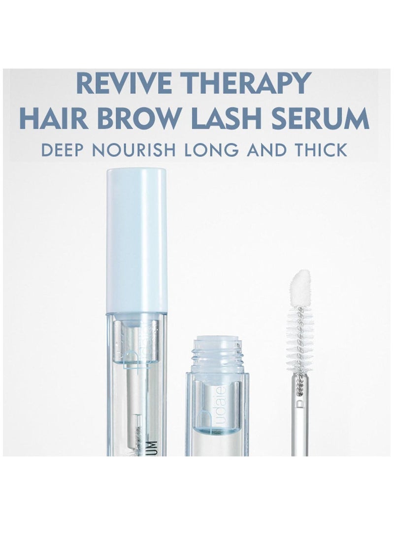 pudaier - Eyelash Growth Serum Hair Brow Lash Serum Boosts Eyelash for Thicker Fuller Looking Lashes and Eyebrows Improves Short Eyelashes & Thin Brows Vegan Cruelty Irritation Free Formula - Image 1