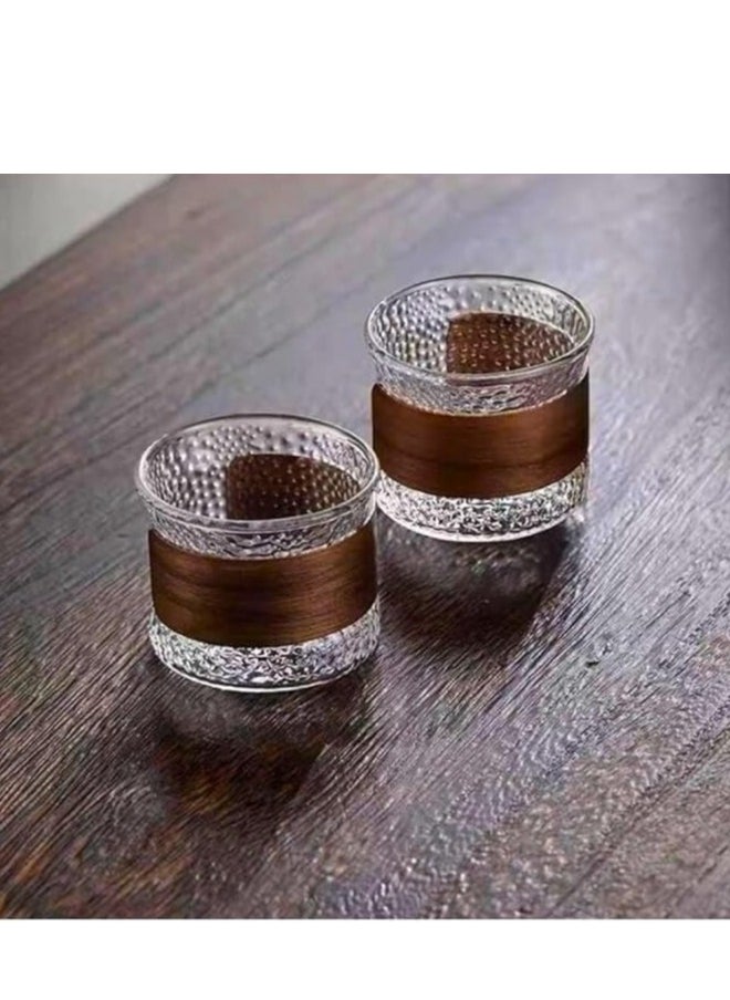 Spaceshoop Wooden Ring Coffee Mug (2pcs)  - Image 1