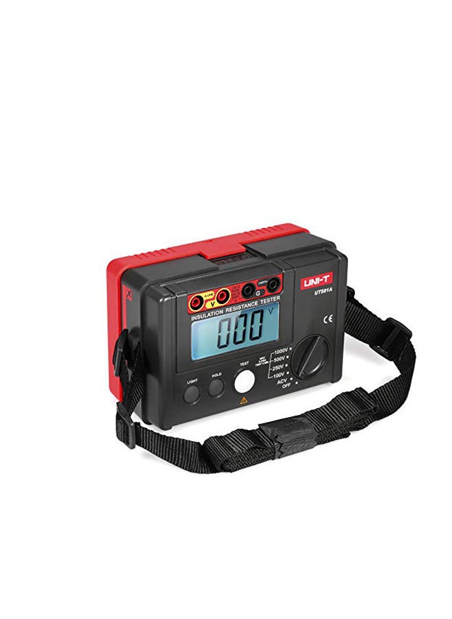 UNI-T - UNI-T UT501A 1000V Insulation Resistance Meter Ground Tester Megohmmeter Voltmeter w/LCD Backlight - Image 1