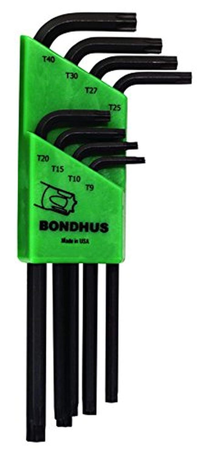 Bondhus 32434 Tamper Resistant Star L Wrenches Long Length Set of 8 Sizes TR9TR40 - Image 4