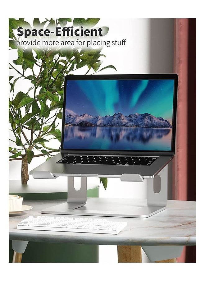 Arabest - Arabest Laptop Stand, Aluminum Computer Riser, Ergonomic Laptops Elevator For Desk, Metal Holder Compatible With 10 To 15.6 Inches Notebook Computer - Image 1