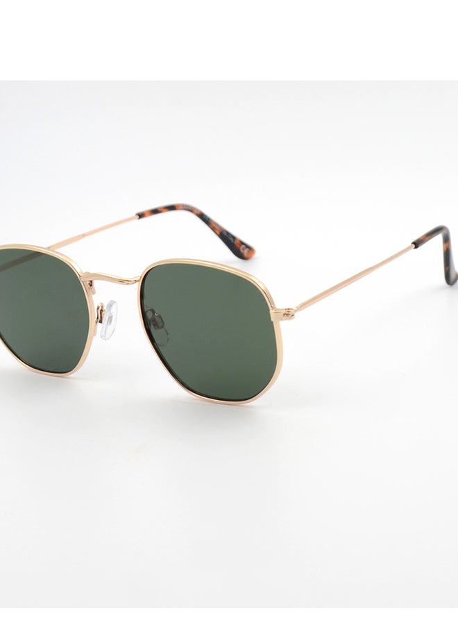 MADEYES نظارات شمسية للرجال بحماية من الأشعة فوق البنفسجية EE24M120-3 - ذهبية/ديمي - Image 2