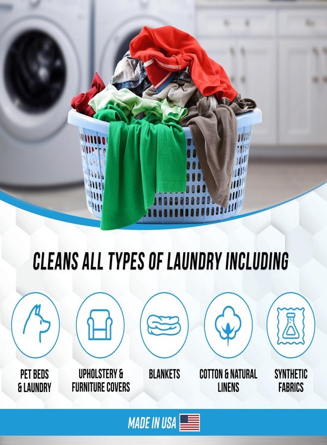 Active معزز غسيل إنزيمي مزيل للروائح - 2 رطل مسحوق تنظيف بقع الملابس غير المعطر، مزيل روائح طبيعي مع إنزيمات حيوية نشطة، مضاف منظف لإزالة العرق والزيت والدم - 64 غسلة - Image 4