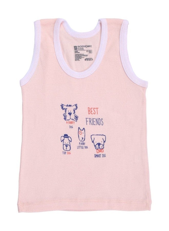 BODYCARE Boys Cotton Regular Fit Vest Round Neck Sleeveless Pack of 3-Assorted 40 - Image 3