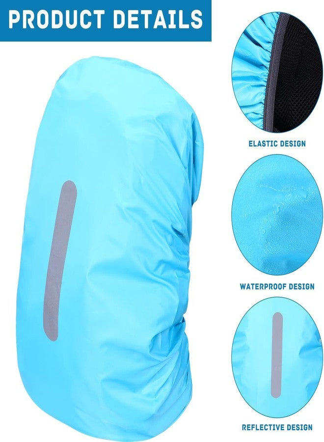 Aruicheng Backpack Rain Cover Waterproof Backpack Cover Rain Cover for Backpack with Reflective Strip Outdoor Back Pack Bag Covers Raincover Protector for Hiking Camping Hunting Biking Traveling 30L-40L - Image 3