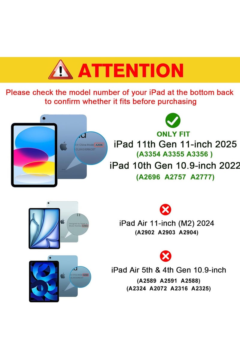 Techie حماية شاشة زجاجية مقساة شفافة عالية الدقة 2 عبوة لجهاز آبل آيباد A16 2025 الجيل 11/10 2022 (11 بوصة/10.9) - سمك فائق النحافة 0.33 مم، تطبيق خالي من الفقاعات - Image 2