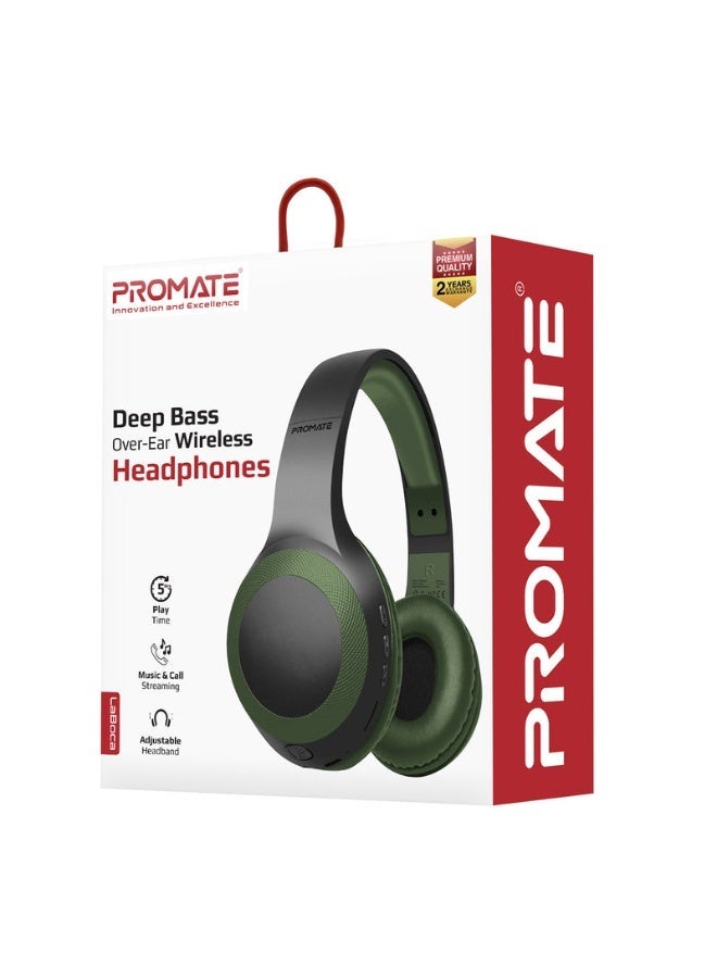 Promats Promate Deep Bass Over-Ear Wireless Headphones  - Image 2