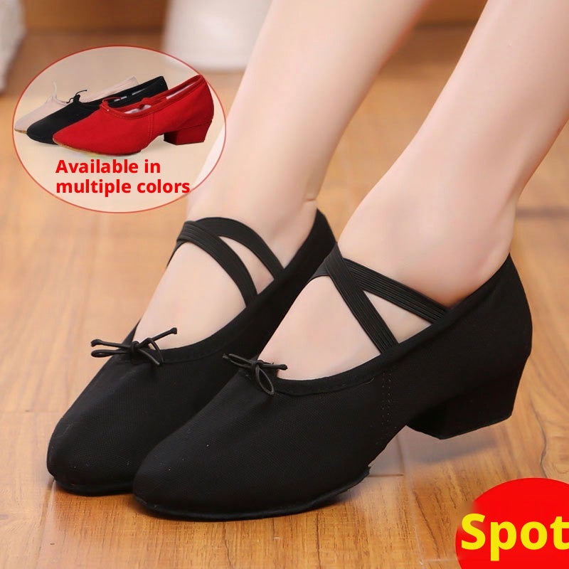 Canvas Ballet Flats for Women - Image 1
