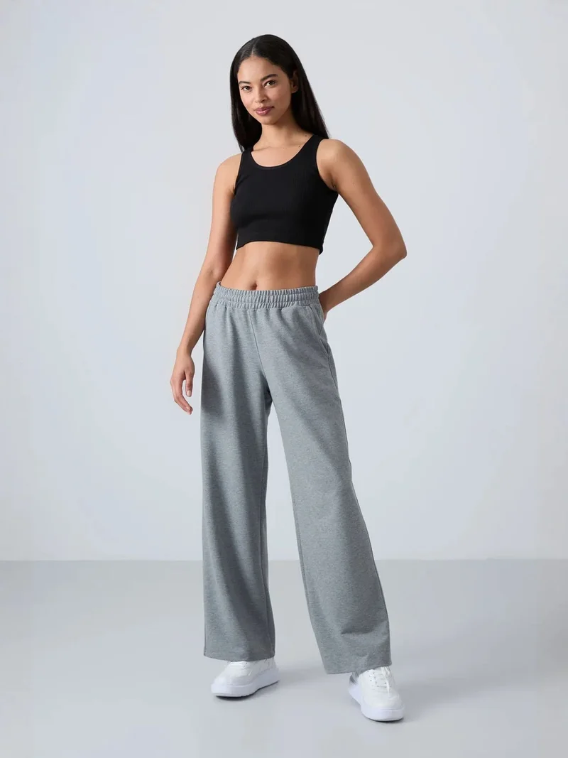 تومي لايف TOMMY Wide-Leg Pull-On Sweatpants