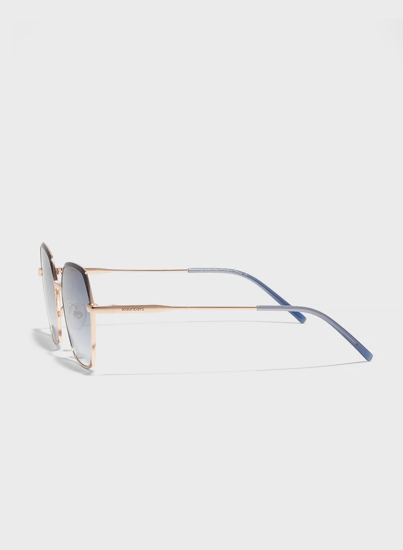 30Sundays Cera Pentagon Sunglasses