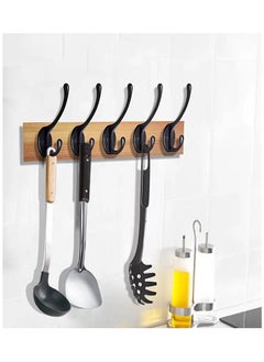 RATSAW Wall Hooks for Hanging 10Pcs Steel Hook Metal Wall Hooks for Coats Heavy Duty Single Prong Wall Hooks with 20 Pcs Screws for Towel Key Robe Coats Scarf Bag  - Image 5