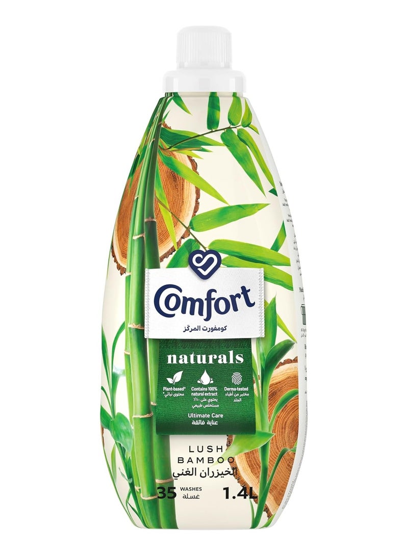 Comfort Concentrated Fabric Softener Ultimate Care, Naturals, Lush Bamboo Scent 1.4L - Image 1