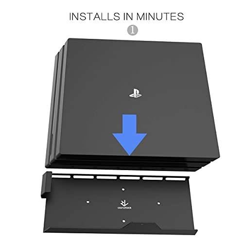 Monzlteck Wall Mount for PS-4 pro,Near or Behind TV, Space Saving,Easy to Install - Image 5