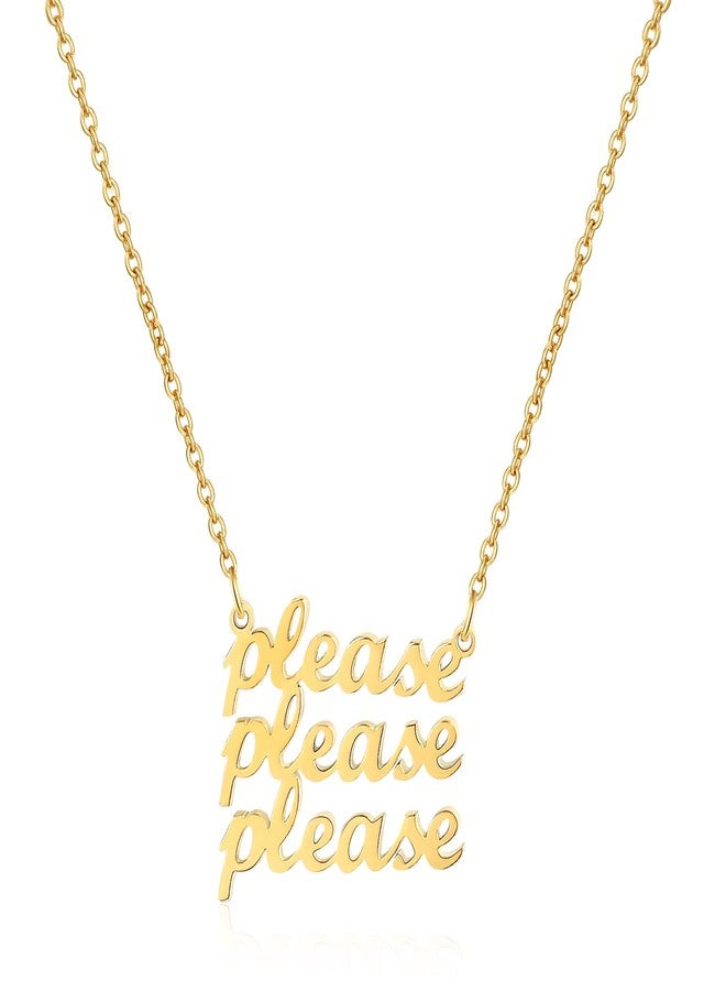 imani Sabrina Please Please Please Inspired Necklace Jewelry Album Merch Accessories for Women Fans Costume Outfit Dress Decor (gold) - Image 1