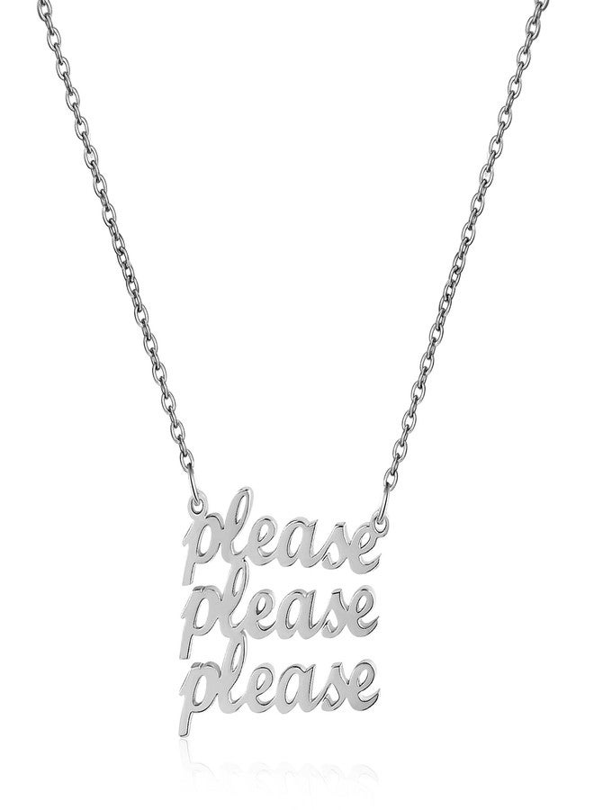 imani Sabrina Please Please Please Inspired Necklace Jewelry Album Merch Accessories for Women Fans Costume Outfit Dress Decor (gold) - Image 3