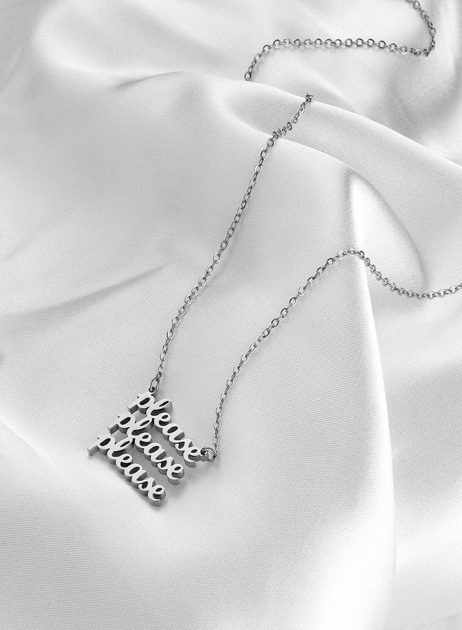 imani Sabrina Please Please Please Inspired Necklace Jewelry Album Merch Accessories for Women Fans Costume Outfit Dress Decor (gold) - Image 4