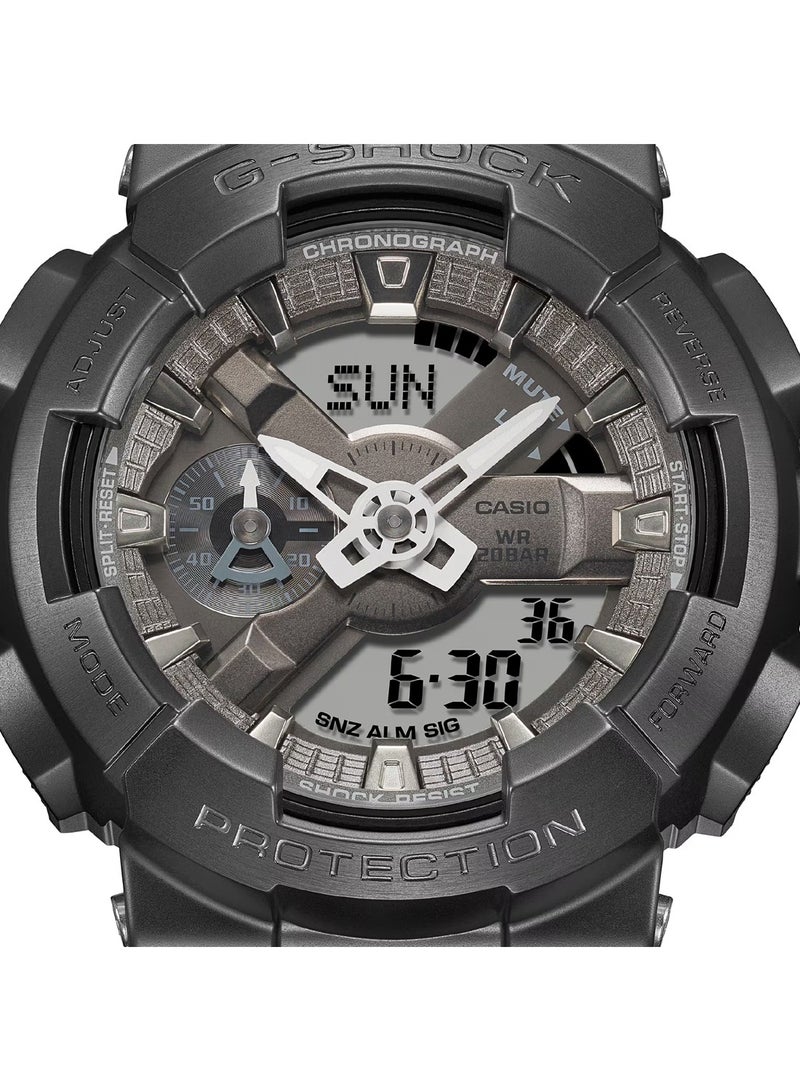G-SHOCK Men's Analog-Digital Quartz Gray Resin Band Watch GM-110MF-1ADR - 48mm  - Image 3