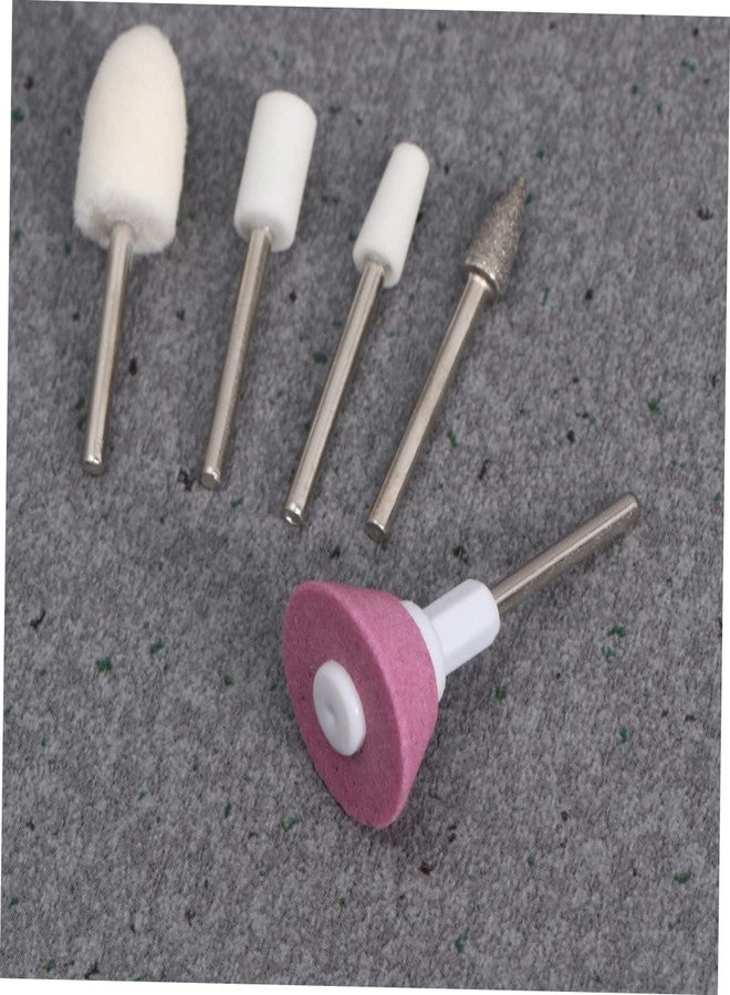 minkissy 5pcs Nail Polishing Head Kit Nail Grinding Heads for Professional and Personal Use for Manicurists and Beginners - Image 3