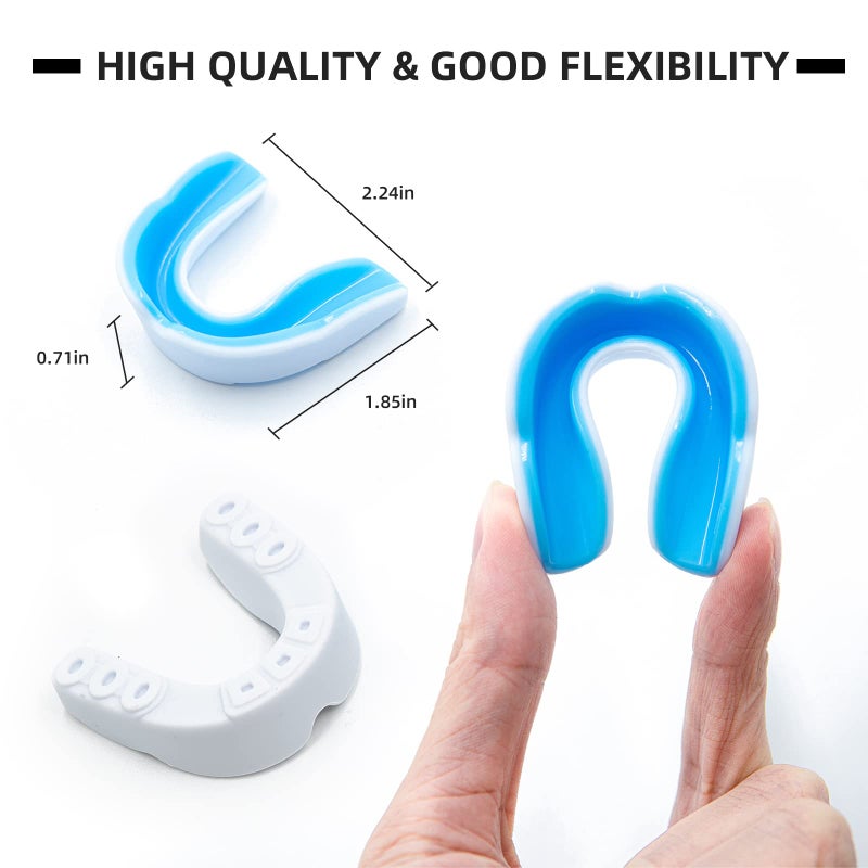 Aitusi Kids Youth Mouth Guard For Sports  Boys Girls Mouthguard For Football Boxing Mma Lacrosse Basketball Taekwondo Karate Wrestling (5 Pack) - Image 3