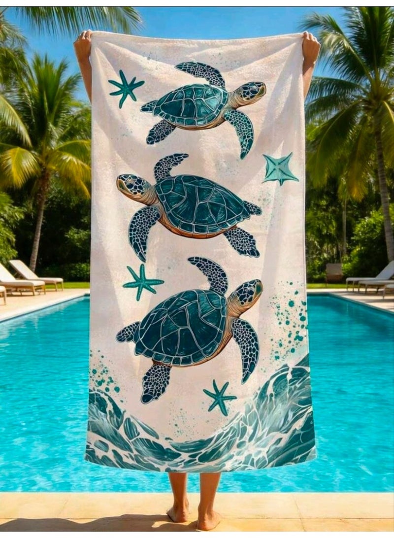 Microfiber Quick Dry Beach Blanket, Towel, Suitable For Swimming,Travel, Camping,Yoga Mat Outings Summer Beach Essentials - Image 5