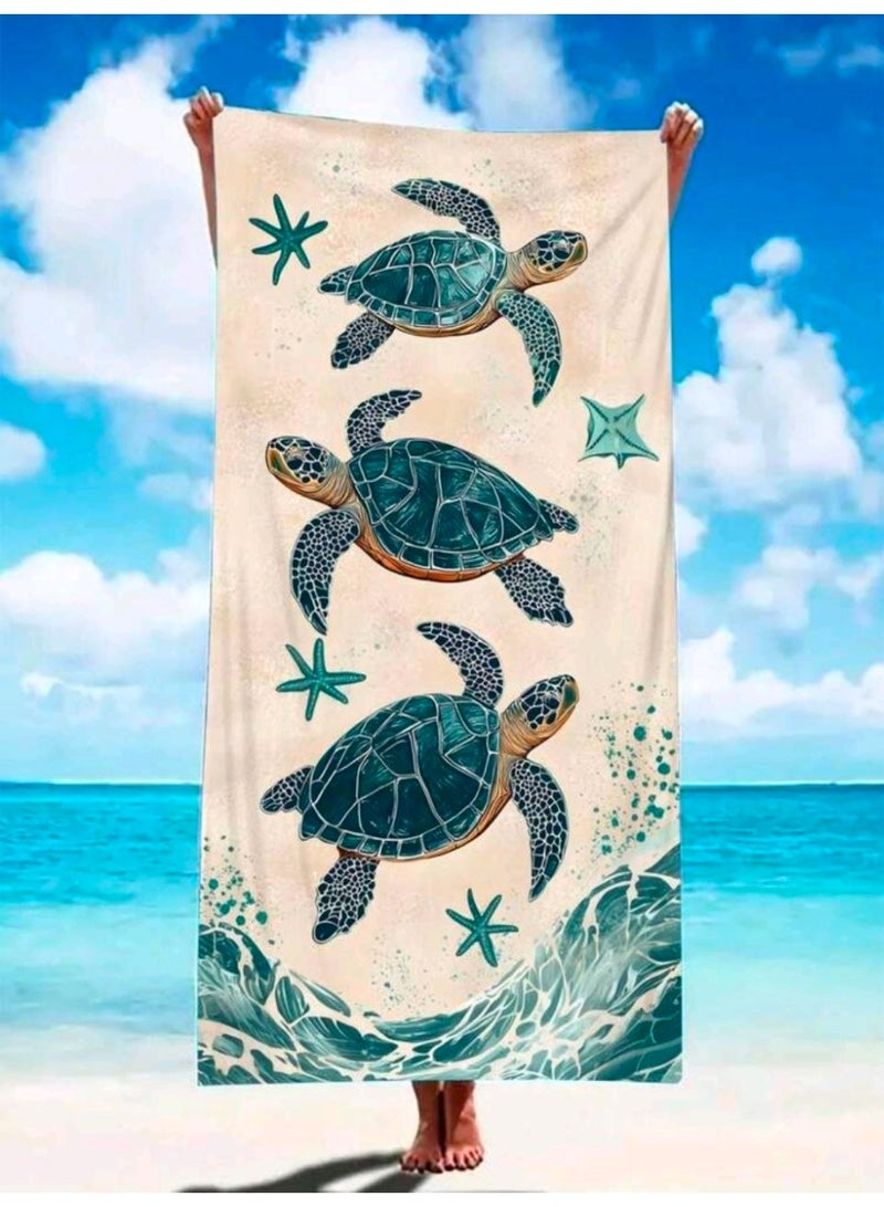 Microfiber Quick Dry Beach Blanket, Towel, Suitable For Swimming,Travel, Camping,Yoga Mat Outings Summer Beach Essentials - Image 4