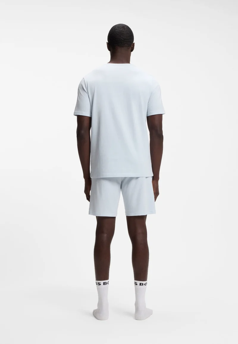 بوس Stretch-cotton T-shirt with embroidered logo