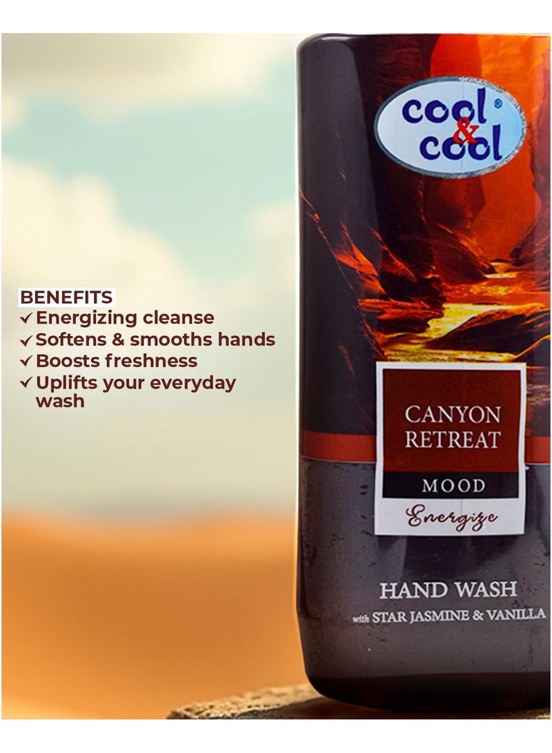 Cool & Cool Canyon Retreat Hand Wash 500ML – Star Jasmine & Vanilla,Energizing & Nourishing Hand Cleanser - Image 5