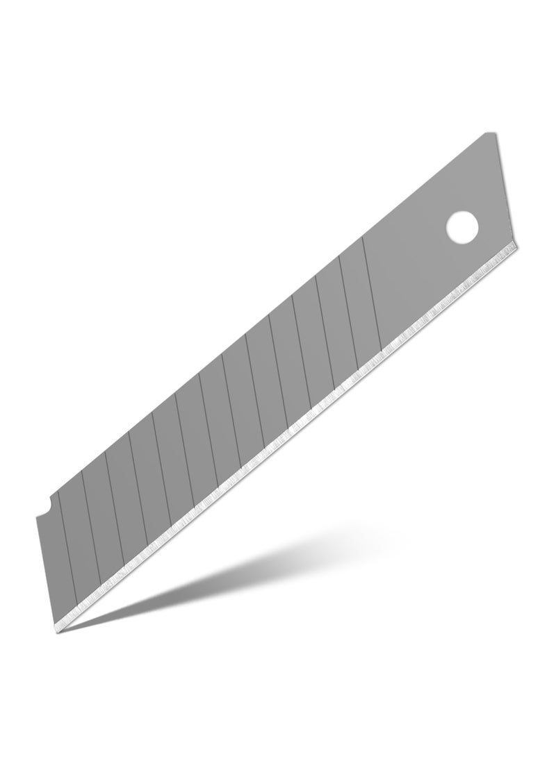 KSEIBI Utility Knife Spare Blade 10-PC, SK5 Steel Heavy Duty Box Cutter Replacement Blades with Plastic Box, Multipurpose Standard Size Blades for Drywall, Leather, Rubber and More.  - Image 1