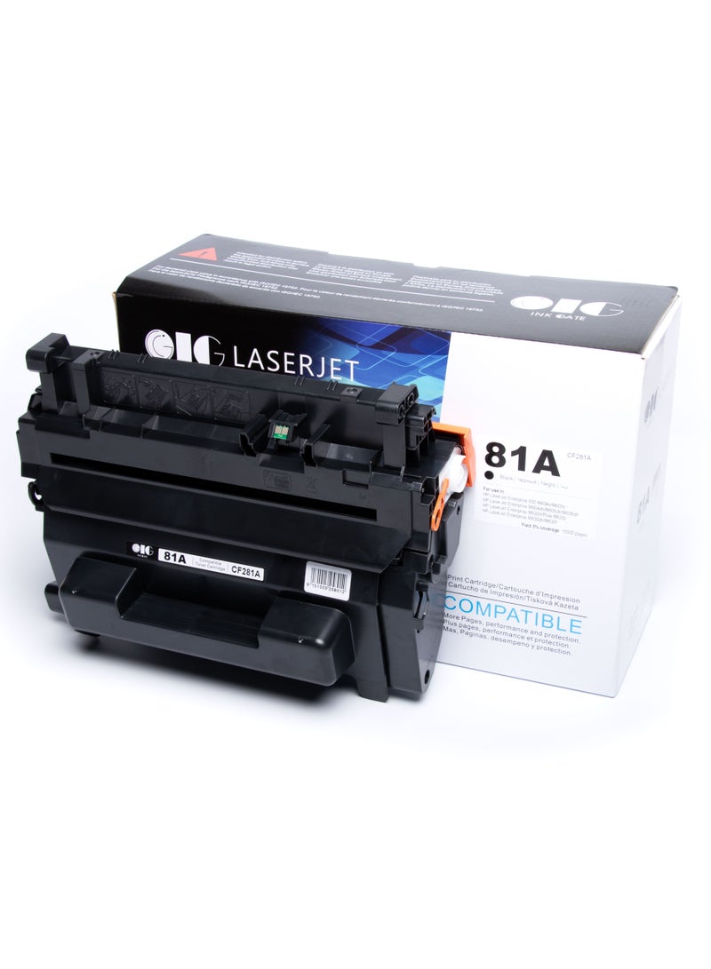 IG Compatible Black Toner Cartridge – 81A (W281A) – For Canon LBP351 / LBP352 – Up to 11,000 Pages - Image 1