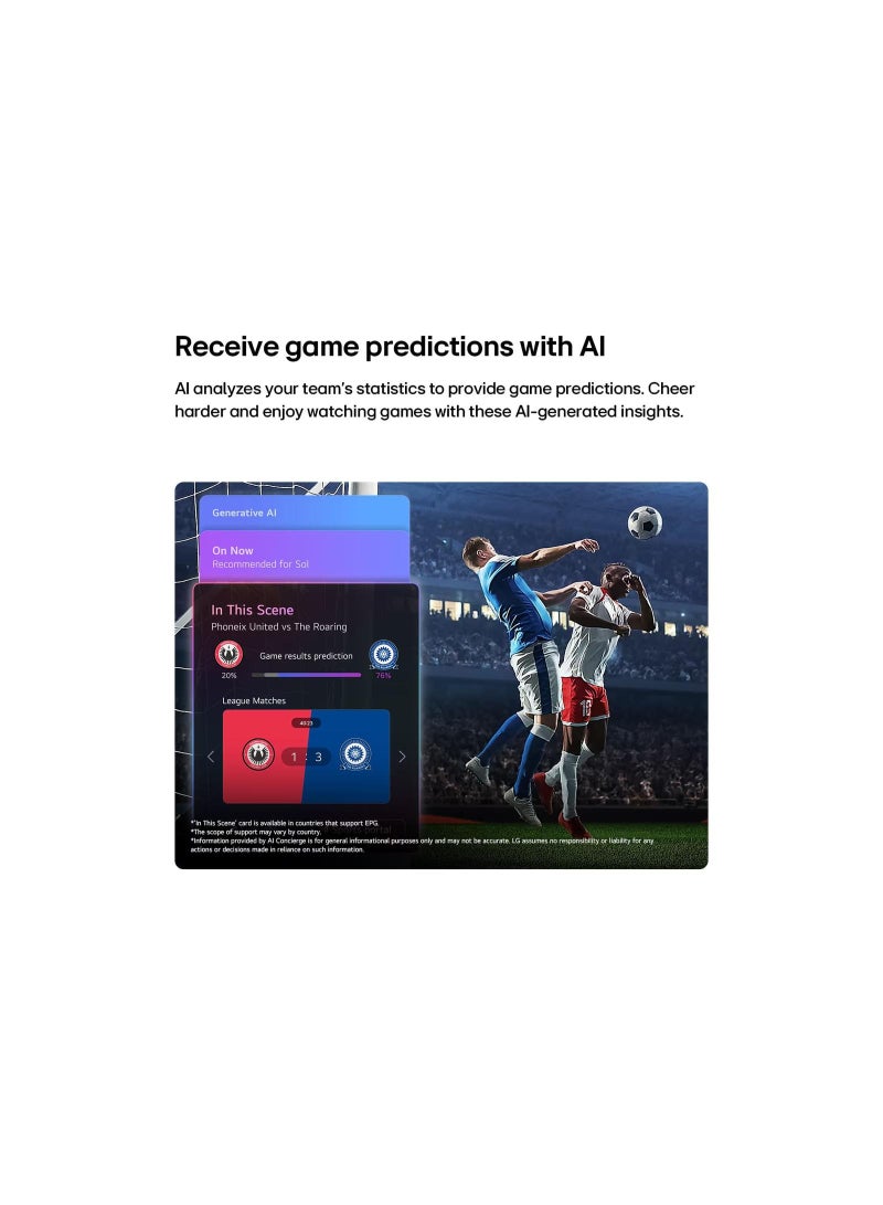 LG 55 inch LG NANO 4K UHD AI NU84B Smart TV 2026 - 55NU840B6LA black - Image 2