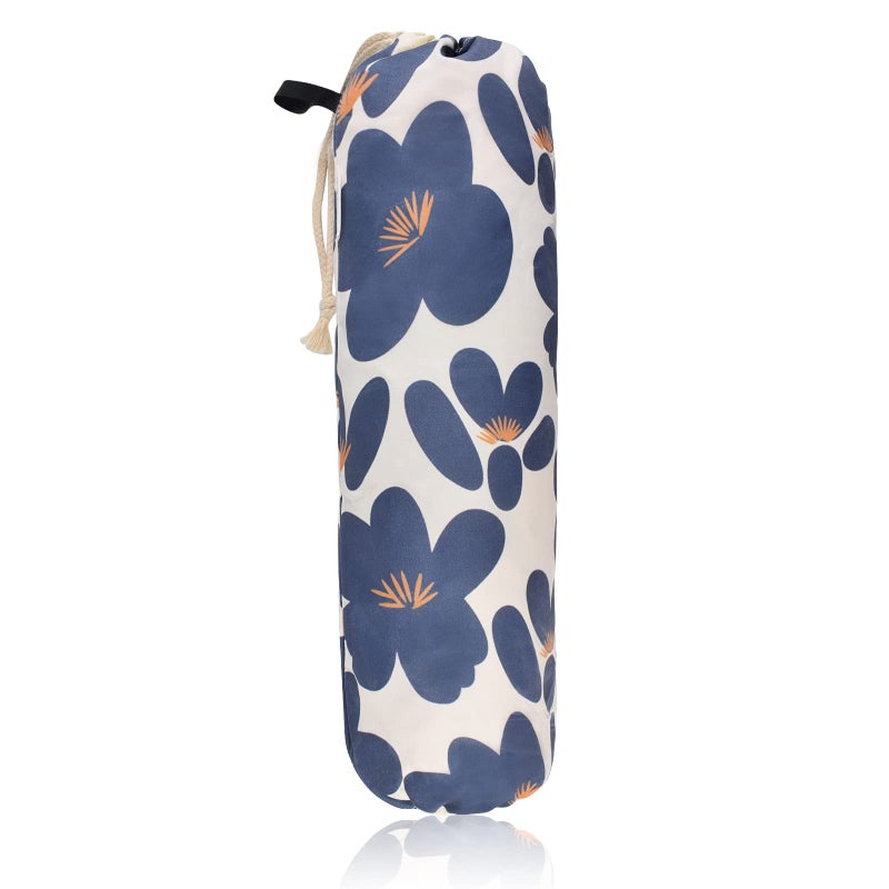 TOGETRUE Plastic Bag Holder, Lightweight Grocery Bag Holder for Plastic Bags, Wall Mount Floral Shopping Bags Dispenser Organizer for Kitchen Pantry Outdoor (Classic Blue) - Image 1