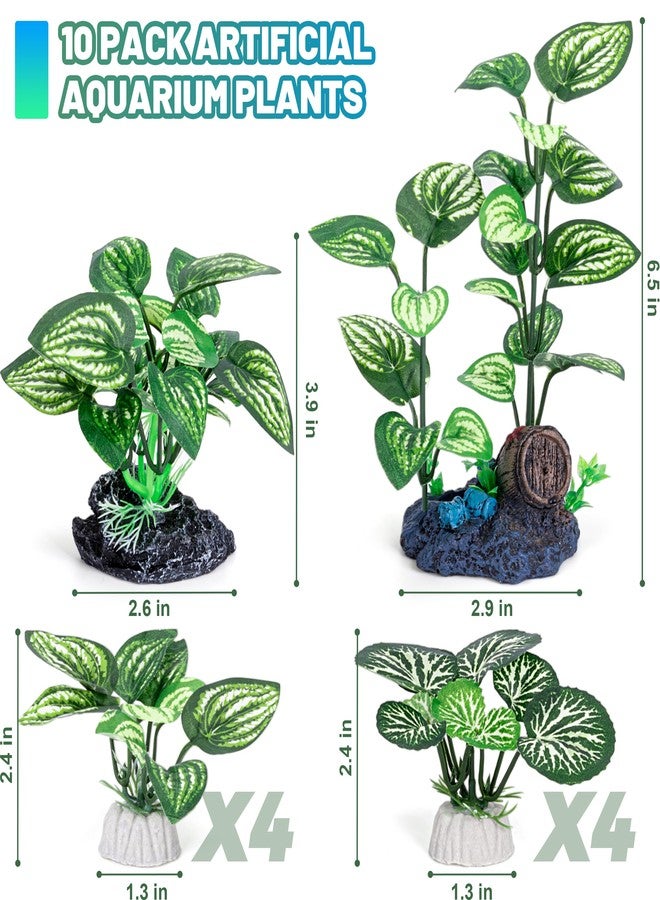 ماي لايف أونيت نباتات حريرية لأحواض السمك من ماي لايف يونيت، عبوة من 10 قطع، لتزيين أحواض أسماك البيتا. - Image 4