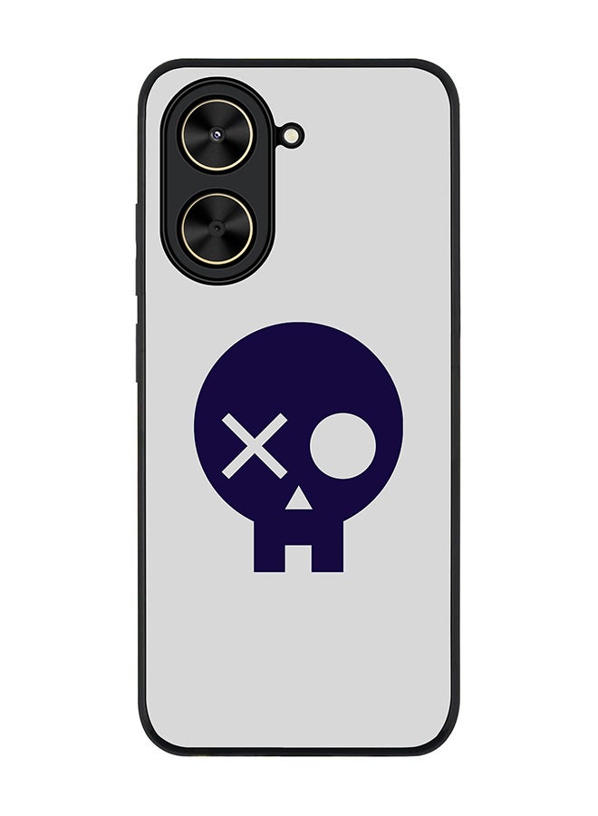 Stylizedd For Xiaomi Poco C71 / Redmi A5 4G Case,Slim fit Camera Protection, Shockproof Thin Phone cover  - Skull Patch