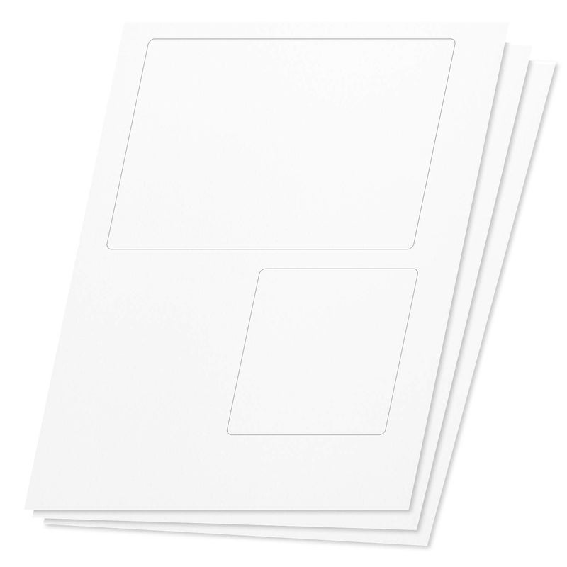 OfficeSmartLabels 6-39/50 x 4-3/4 inch USPS Click-N-Ship with Receipt Shipping Labels for Laser & Inkjet Printers (2 per Sheet, White, 200 Labels, 150 Sheets) - Image 3