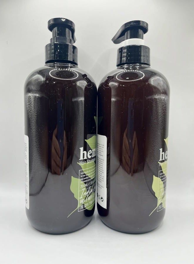 COSMOCOS Henna Hair Shampoo 700ml + Rinse 700ml - Strengthening, Nourishing, Repairing - Hair Care - Shampoo and Conditioner - Image 4